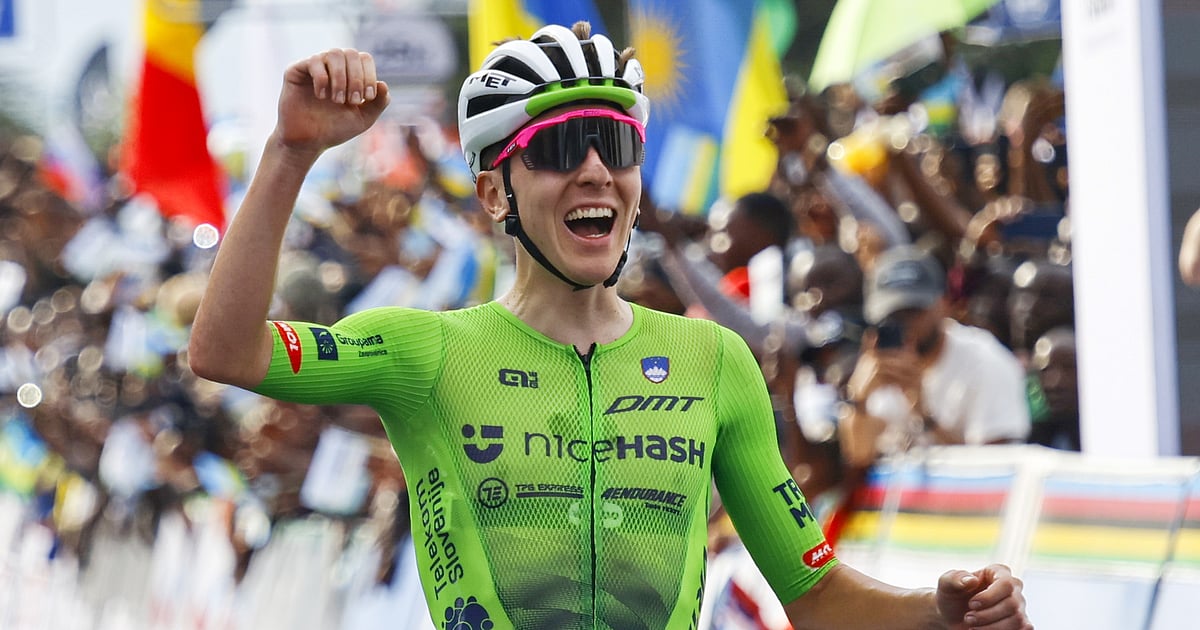 Pogacar sagra-se bicampeão do mundo de fundo em ciclismo. Afonso Eulálio ficou em nono lugar