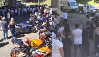 Funeral de motociclista de 22 anos com homenagem à paixão pelas duas rodas (com vídeos)