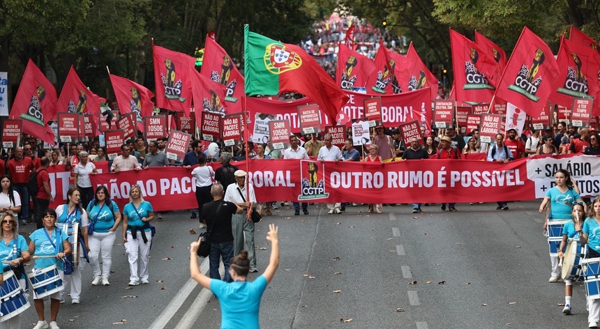 "Os trabalhadores estão fartos". CGTP marchou no Porto e em Lisboa contra pacote laboral