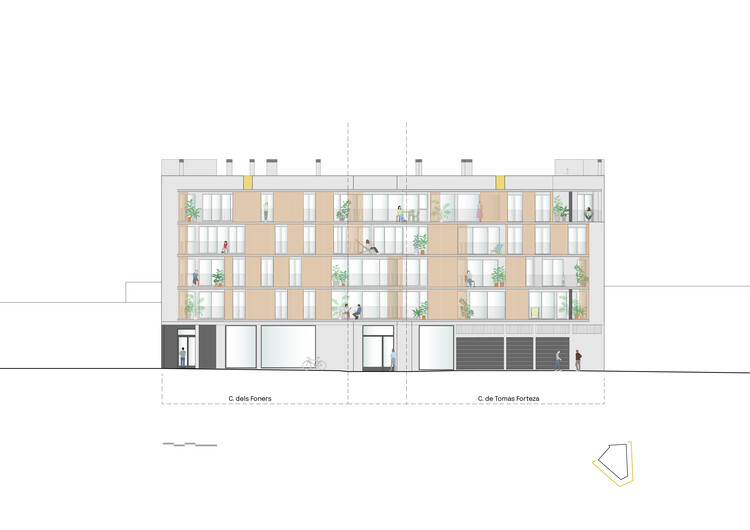 Edifício Residencial Foners / gon architects - Imagem 31 de 35