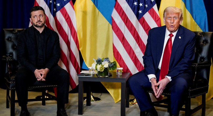 Zelensky agradece a Trump inflexão na cedência de território à Rússia