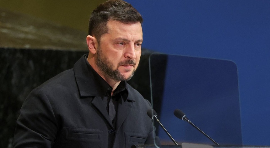 Volodymyr Zelensky na ONU. "Vivemos a mais destrutiva corrida às armas da História"