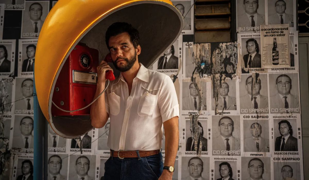 Wagner Moura em cartaz de divulgação do filme “O Agente Secreto” – Foto: Divulgação/Victor Jucá/ND