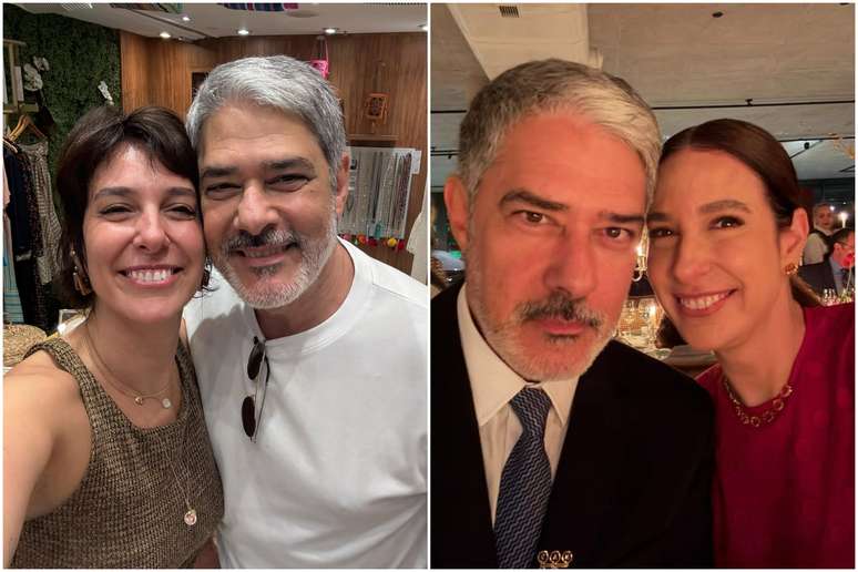 William Bonner e a mulher Natasha Dantas