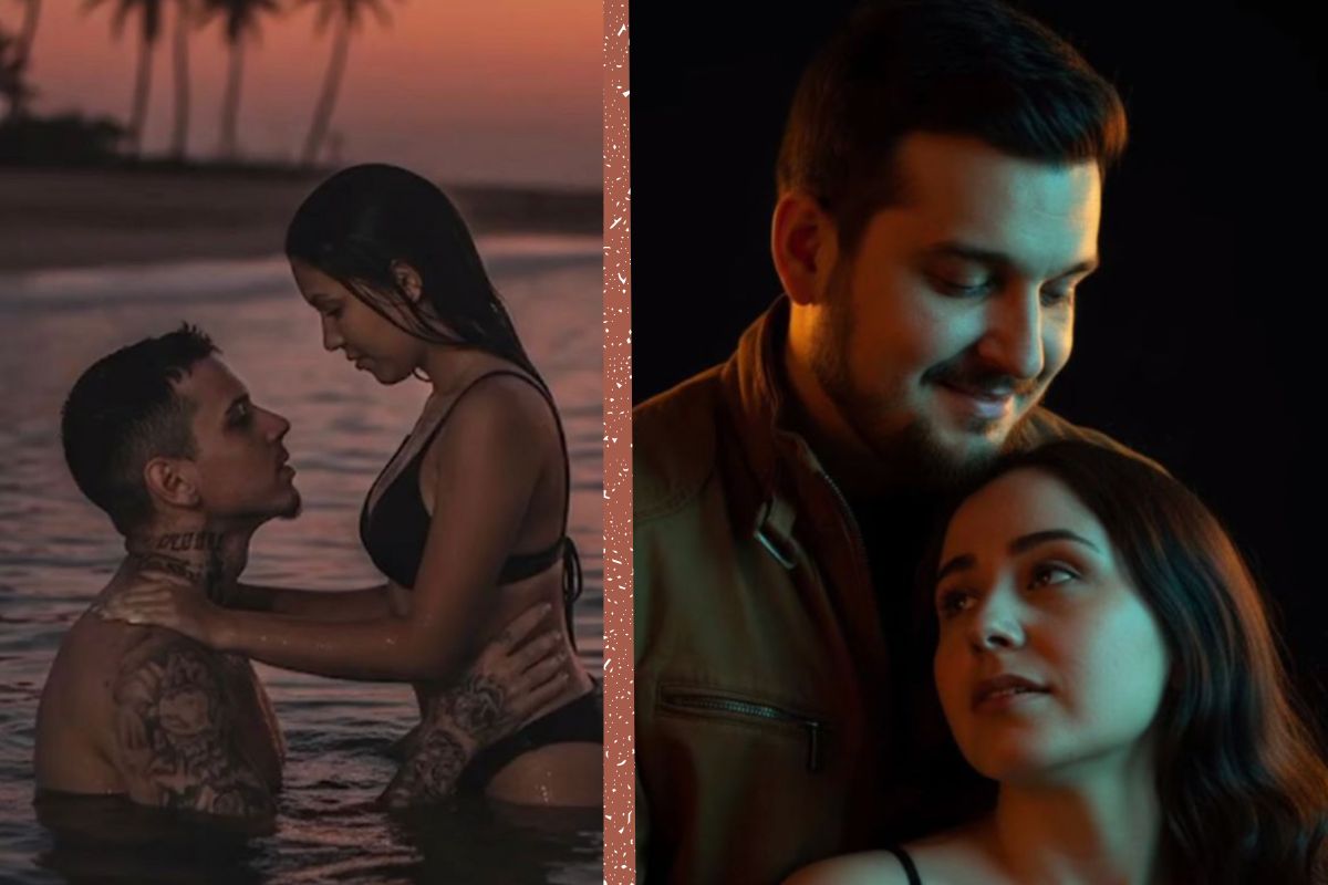 Casais recorrem ao Gemini para simular ensaios fotográficos reais | Imagem: Reprodução/TikTok | Geradas por Gemini