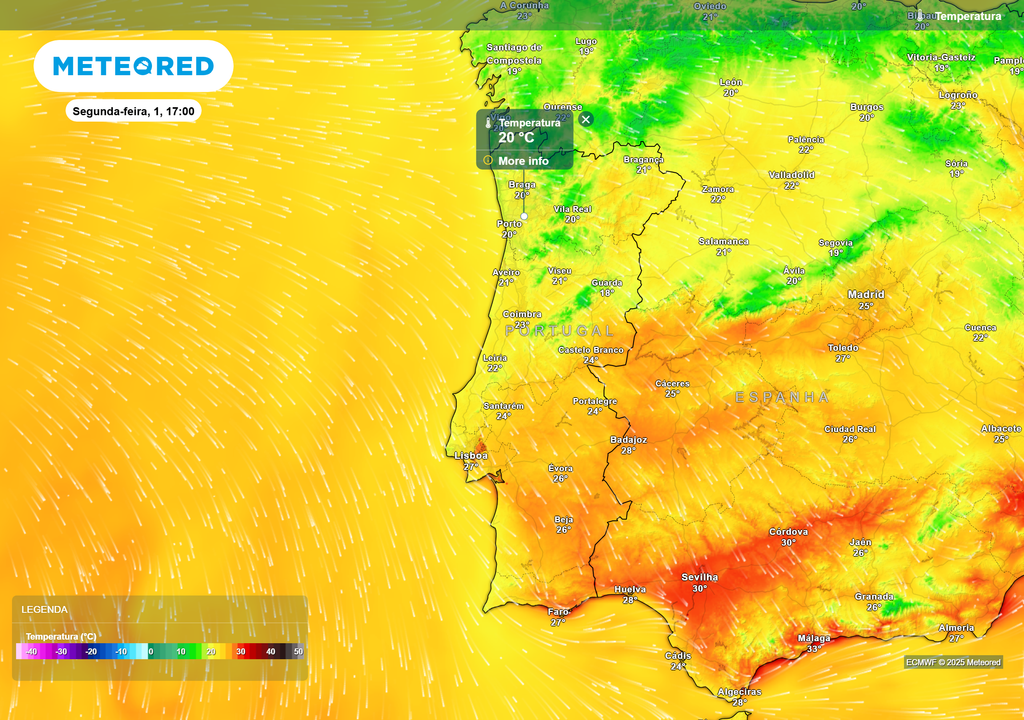 temperatura do ar à superfície