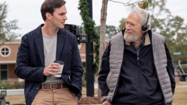 O ator Nicholas Hoult, de 35 anos, e o cineasta Clint Eastwood, de 94