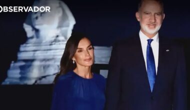 Os três vestidos estreados por Letizia no Egipto – Observador