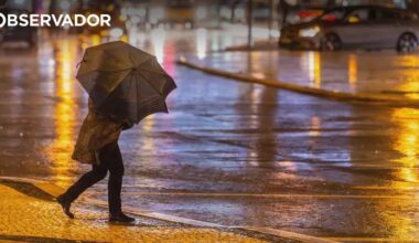 Oito distritos vão estar sob aviso amarelo devido à chuva – Observador