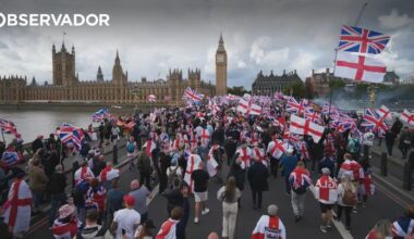 Londres. 26 polícias feridos em protesto contra imigração – Observador