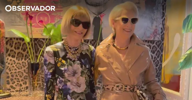Miranda Priestly e Anna Wintour juntas em Milão – Observador