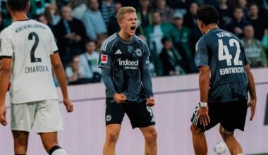 Duelo entre Monchengladbach e Eintracht Frankfurt chegou aos 10 golos - zerozero.pt