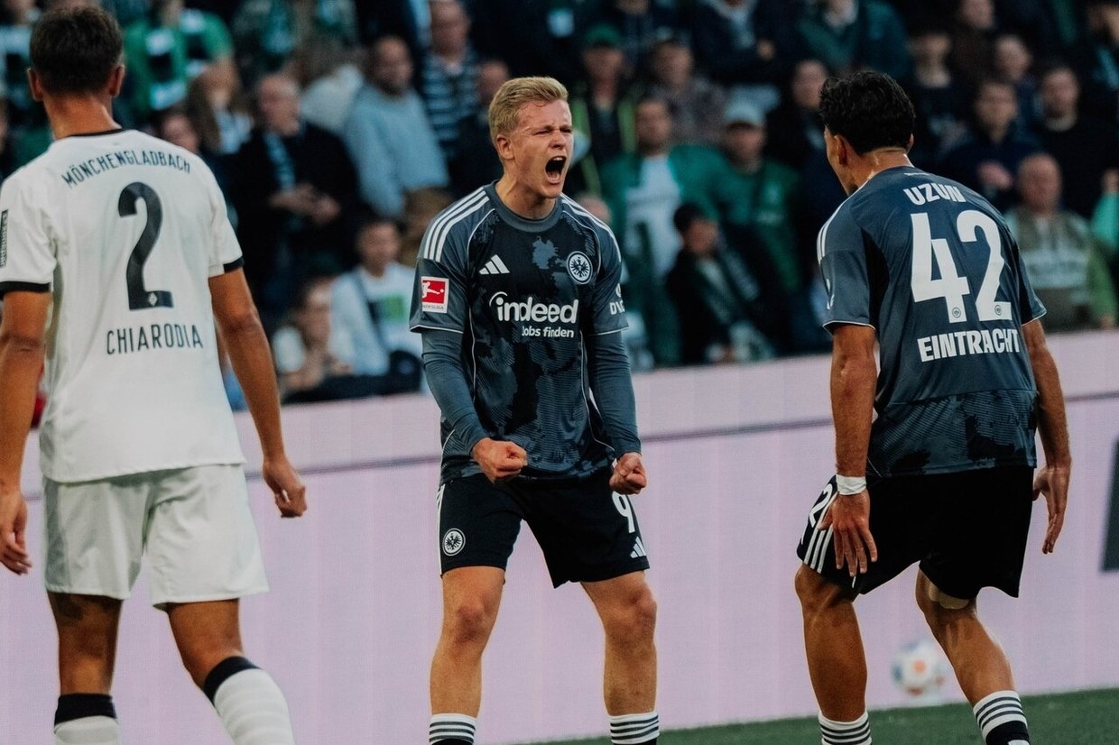 Duelo entre Monchengladbach e Eintracht Frankfurt chegou aos 10 golos - zerozero.pt