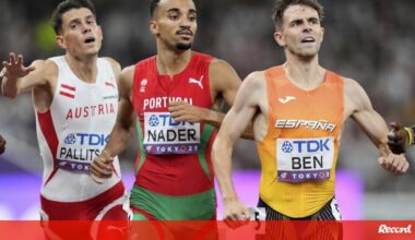 Isaac Nader na final dos 1.500 metros do Mundial sem José Carlos Pinto - Atletismo