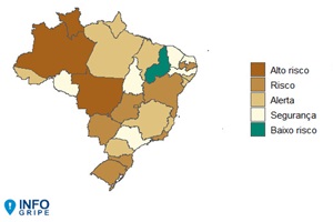 InfoGripe aponta aumento de Covid-19 nas regiões Centro-Sul e Nordeste