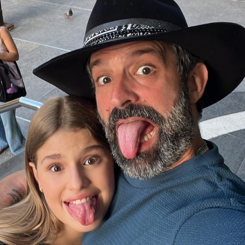 Iran Malfitano com Laura 