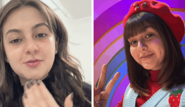 Klara Castanho, 24, recebeu críticas por estar interpretando personagem de 13 anos (na direita) em novo filme