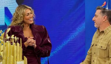 Huck fala ao vivo sobre boatos sobre Lívia Andrade e Ticiane Pinheiro