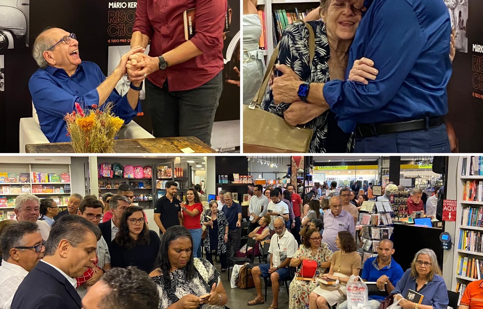 Lançamento do livro de Mário Kertész lota livraria em Salvador