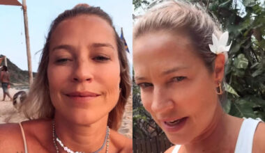 Luana Piovani se queixa da falta de água em Fernando de Noronha