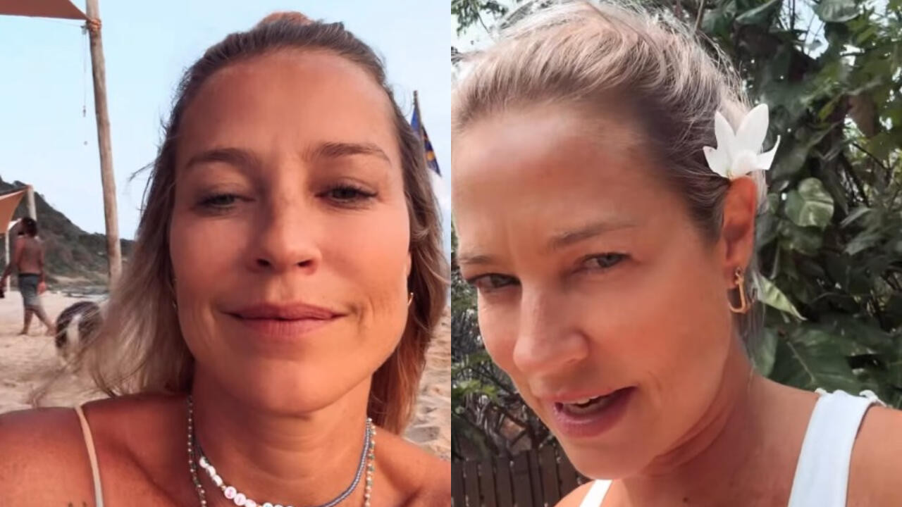 Luana Piovani se queixa da falta de água em Fernando de Noronha