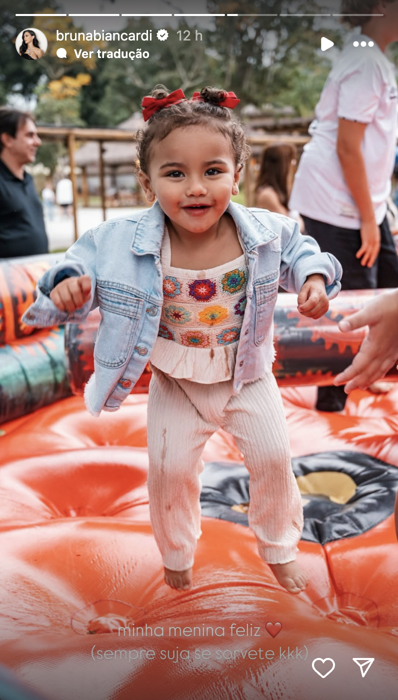 Mavie, filha de Neymar Jr e Bruna Biancardi - Foto: Reprodução / Instagram