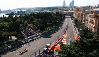 GP do Azerbaijão F1: McLaren domina TL1 encurtado