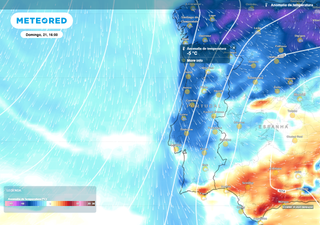 Meteored confirma onde as temperaturas vão baixar mais: amanhã, dia 21, haverá uma descida de até 8 ºC!