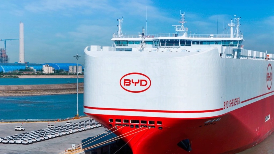 BYD inaugura oitavo navio e já consegue escoar um milhão de carros da China