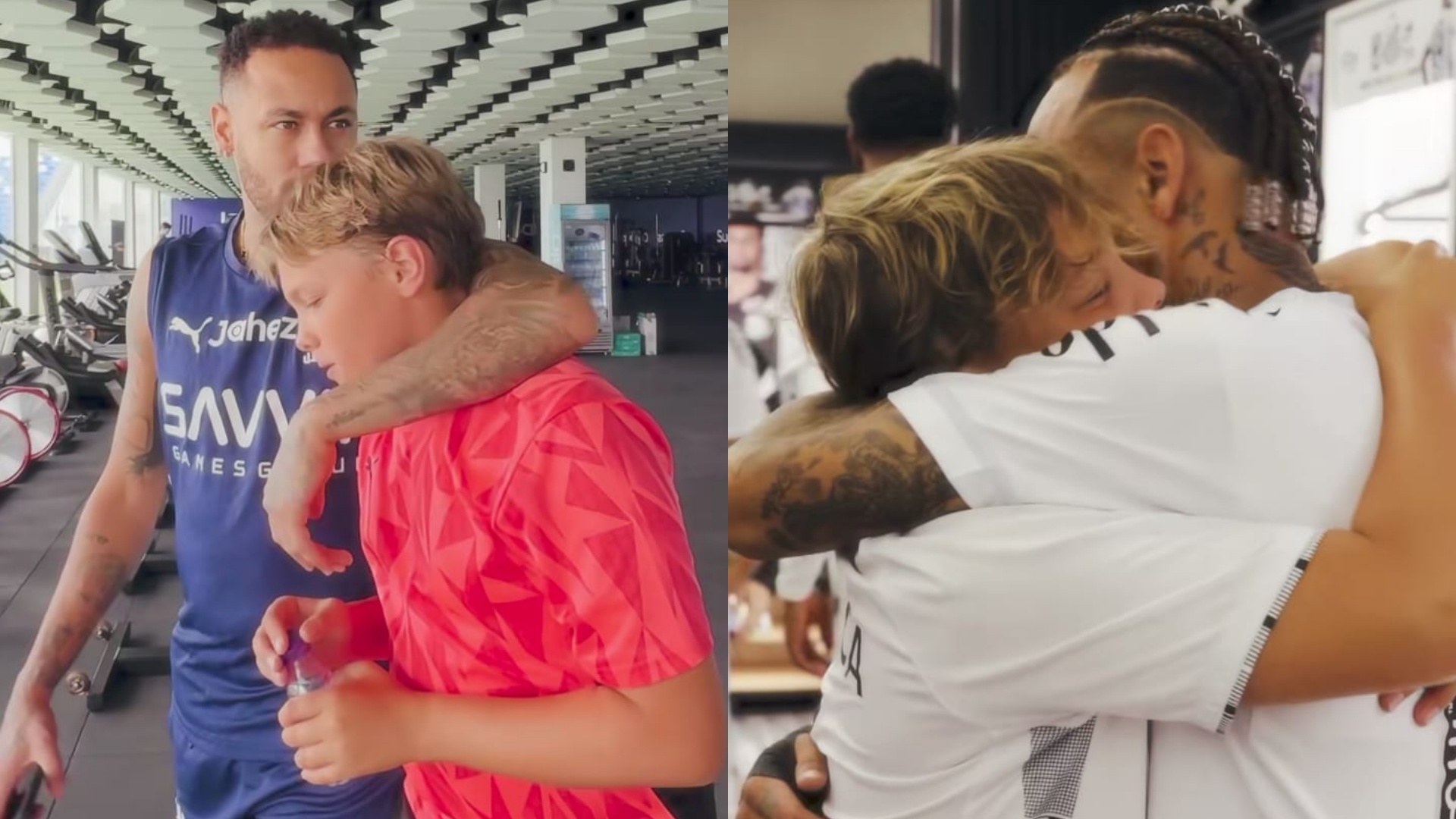 Neymar Jr parabeniza o filho, Davi Lucca, em seu aniversário de 14 anos - Foto: Reprodução / Instagram