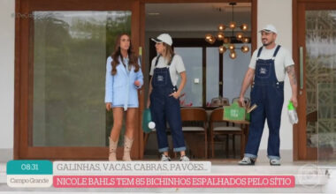 Nicole Bahls explica motivo de ter comprado sítio que conta com mansão, heliponto e 85 animais