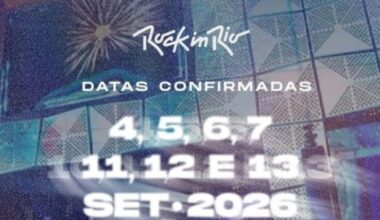 Datas do Rock in Rio 2026 são anunciadas - G1
