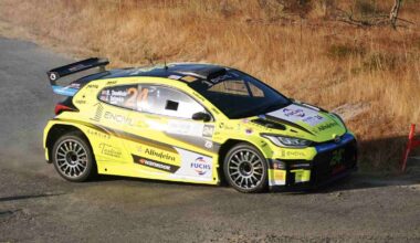 CPR, Rali da Água/PEC1: Ricardo Teodósio 1º líder, Kris Meeke com problemas