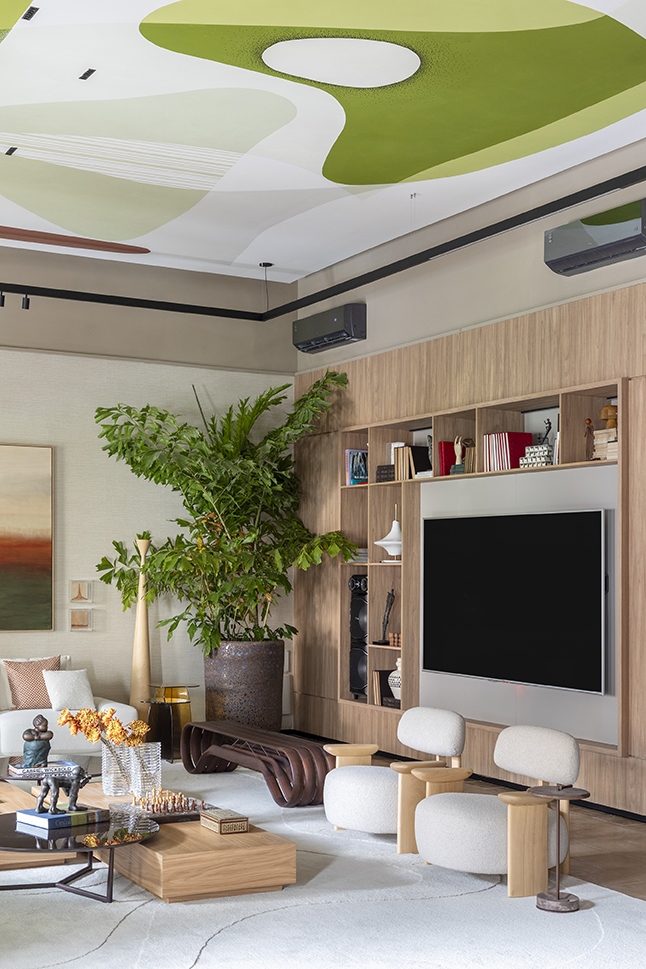 9 salas de estar lindas da CASACOR Bahia. Projeto de Milcent Arquitetura.