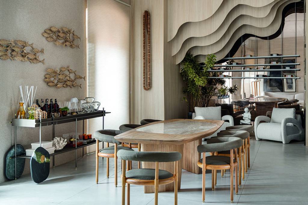 9 salas de estar lindas da CASACOR Bahia. Projeto de Nonato Arquitetura.