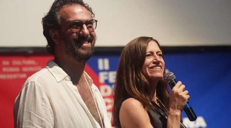 Clara Choveaux e o marido Gregorio Gananian 