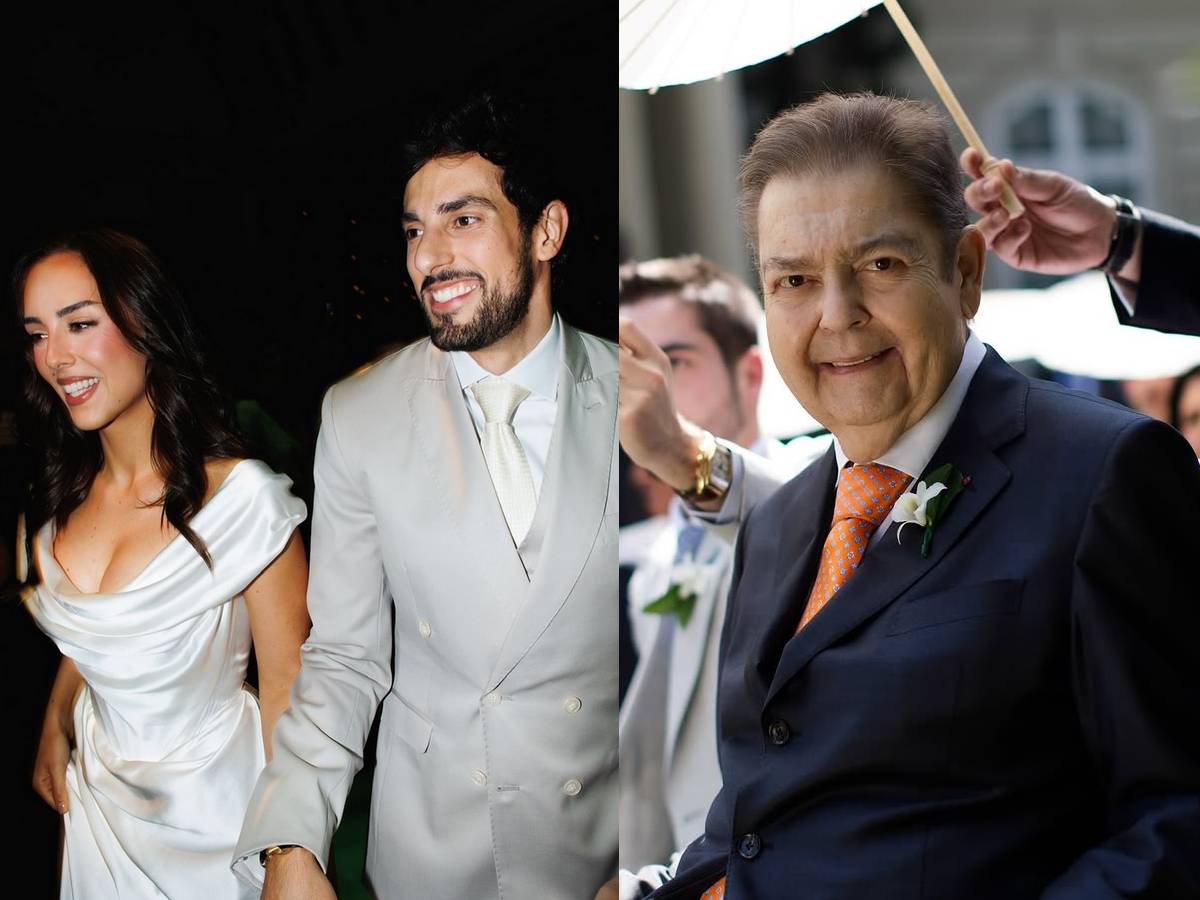Filha de Faustão recebe sacos de ração como presente de casamento