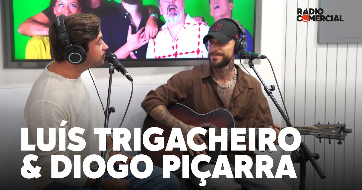 Luís Trigacheiro e Diogo Piçarra cantam "Porta 43" nas Manhãs da Comercial - Rádio Comercial