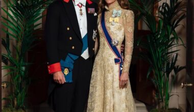 Príncipe William e Kate Middleton surgem prontos para banquete Estadual