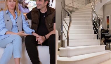 Ana Hickmann e Edu Guedes mostram detalhes de cobertura com escada gigante. Veja fotos