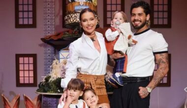 Virgínia e Zé Felipe se reencontram em meio a aniversário polêmico do filho; veja fotos