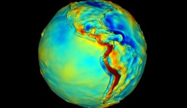 Grande anomalia no campo gravitacional indica mudanças profundas sob os nossos pés