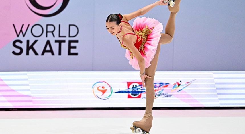 Madalena Costa sagra-se campeã mundial em patinagem artística livre
