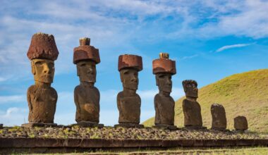 As estátuas moai da Ilha de Páscoa "andaram" até ao seu destino