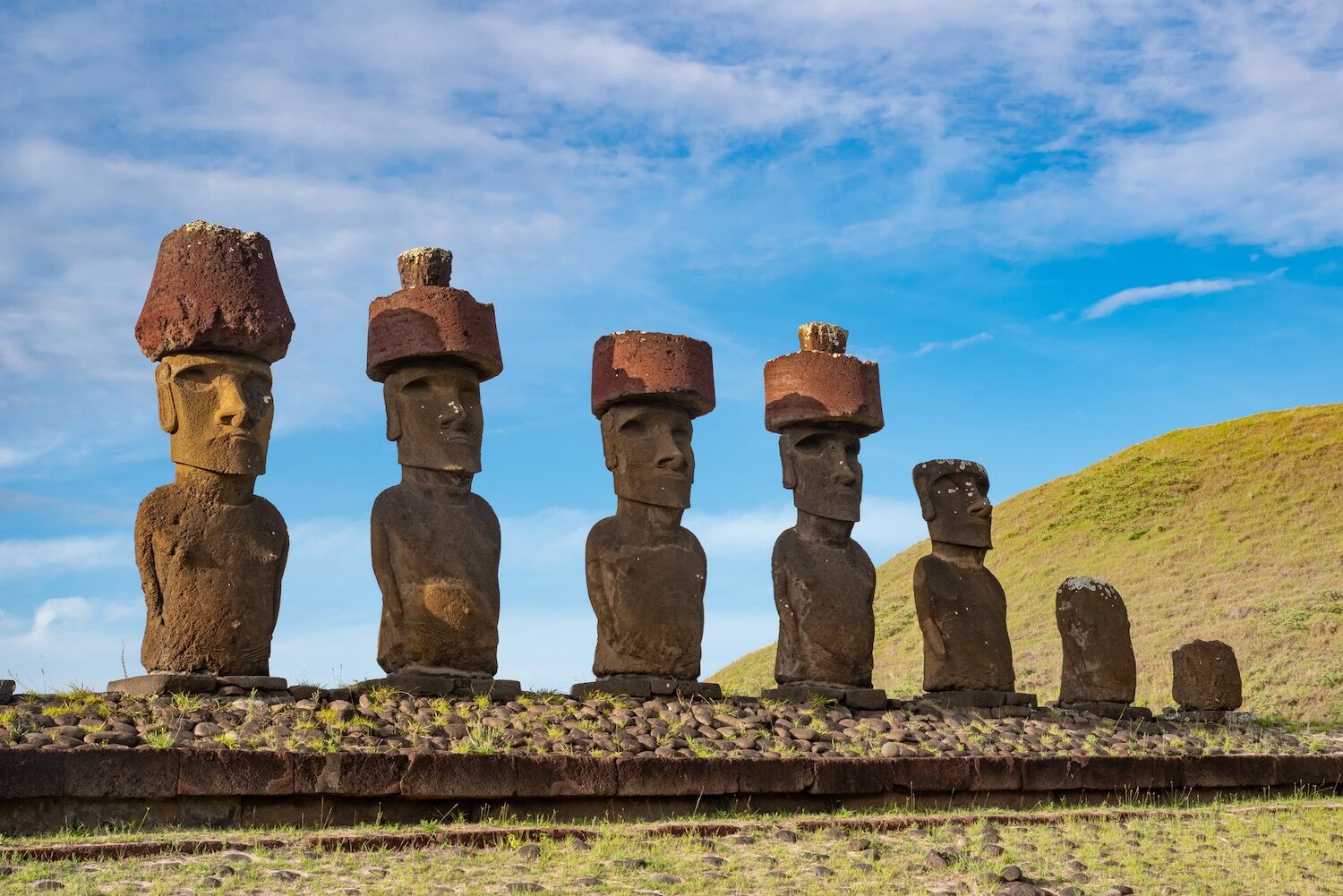 As estátuas moai da Ilha de Páscoa "andaram" até ao seu destino