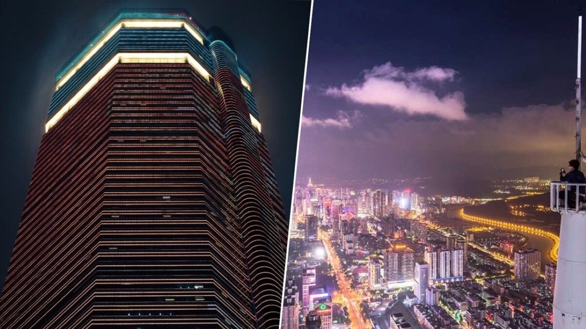 Há arranha-céus tão monstruosamente altos na China que surgiu uma nova profissão