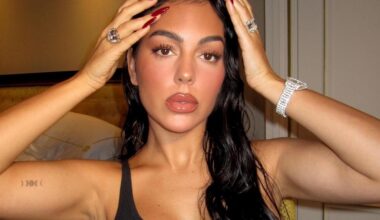 Gabardine com bordados? Georgina Rodríguez leva-nos às melhores opção de outono