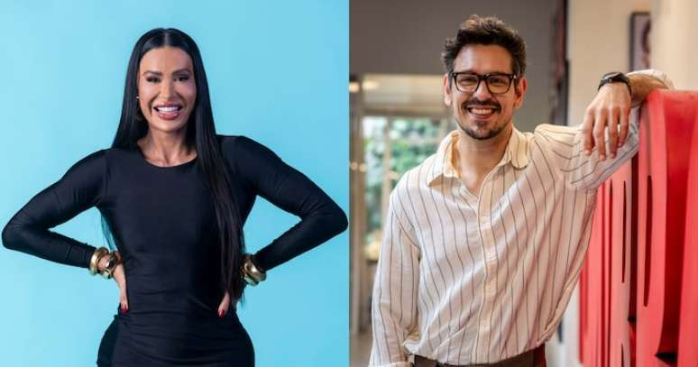 Gracyanne Barbosa e João Vicente de Castro negam suposto romance.