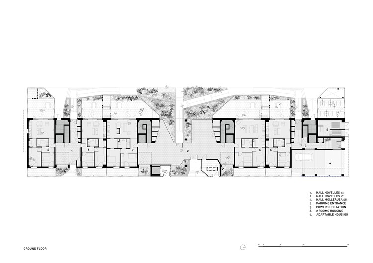 Habitação de Interesse Social – DE PEUS A TERRA i el cap pels núvols / Miel Arquitectos + MARMOLBRAVO + MADhel - Imagem 15 de 22
