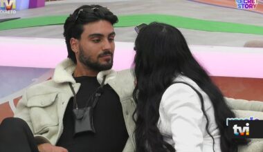 Troca de olhares e flirt caliente! Mariana aproxima-se da boca de Rui e este nem se mexeu - Secret Story